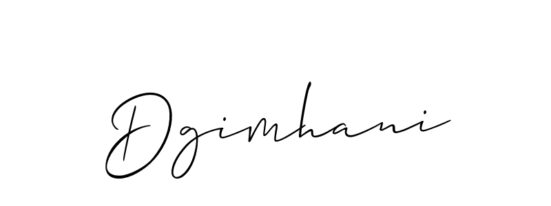 Allison_Script is a professional signature style that is perfect for those who want to add a touch of class to their signature. It is also a great choice for those who want to make their signature more unique. Get Dgimhani name to fancy signature for free. Dgimhani signature style 2 images and pictures png