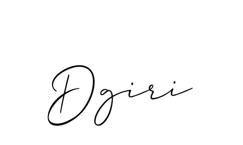 Use a signature maker to create a handwritten signature online. With this signature software, you can design (Allison_Script) your own signature for name Dgiri. Dgiri signature style 2 images and pictures png