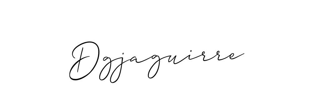 Use a signature maker to create a handwritten signature online. With this signature software, you can design (Allison_Script) your own signature for name Dgjaguirre. Dgjaguirre signature style 2 images and pictures png