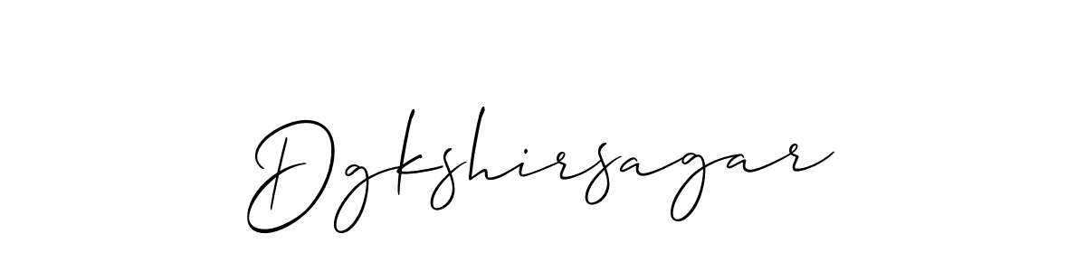 This is the best signature style for the Dgkshirsagar name. Also you like these signature font (Allison_Script). Mix name signature. Dgkshirsagar signature style 2 images and pictures png