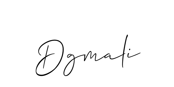 How to Draw Dgmali signature style? Allison_Script is a latest design signature styles for name Dgmali. Dgmali signature style 2 images and pictures png