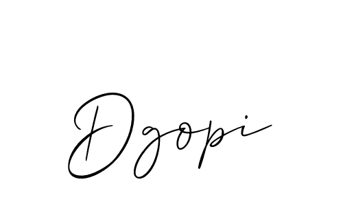 How to Draw Dgopi signature style? Allison_Script is a latest design signature styles for name Dgopi. Dgopi signature style 2 images and pictures png