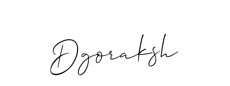 Also we have Dgoraksh name is the best signature style. Create professional handwritten signature collection using Allison_Script autograph style. Dgoraksh signature style 2 images and pictures png