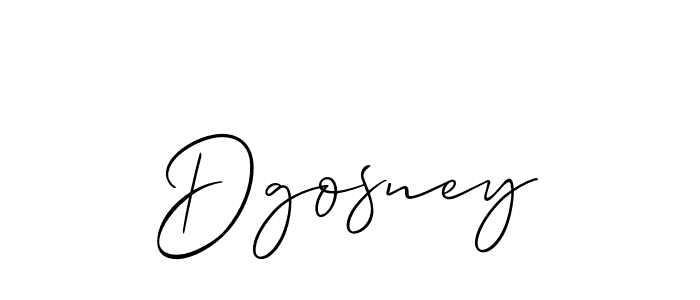 It looks lik you need a new signature style for name Dgosney. Design unique handwritten (Allison_Script) signature with our free signature maker in just a few clicks. Dgosney signature style 2 images and pictures png