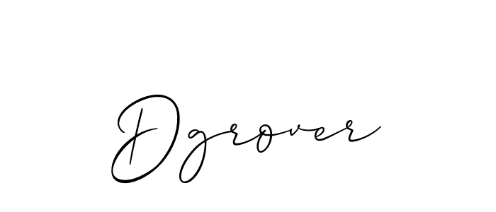 Dgrover stylish signature style. Best Handwritten Sign (Allison_Script) for my name. Handwritten Signature Collection Ideas for my name Dgrover. Dgrover signature style 2 images and pictures png
