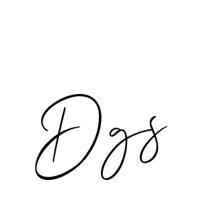 Also we have Dgs name is the best signature style. Create professional handwritten signature collection using Allison_Script autograph style. Dgs signature style 2 images and pictures png