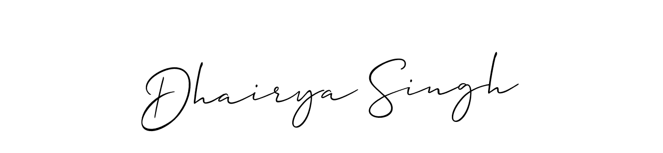 Make a beautiful signature design for name Dhairya Singh. Use this online signature maker to create a handwritten signature for free. Dhairya Singh signature style 2 images and pictures png