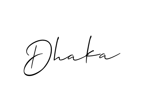 How to Draw Dhaka signature style? Allison_Script is a latest design signature styles for name Dhaka. Dhaka signature style 2 images and pictures png