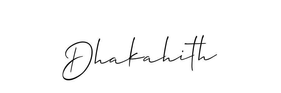 Dhakahith stylish signature style. Best Handwritten Sign (Allison_Script) for my name. Handwritten Signature Collection Ideas for my name Dhakahith. Dhakahith signature style 2 images and pictures png