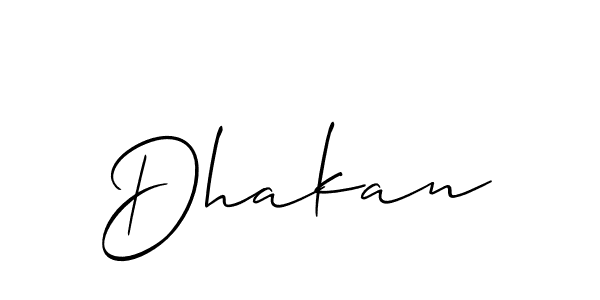 You can use this online signature creator to create a handwritten signature for the name Dhakan. This is the best online autograph maker. Dhakan signature style 2 images and pictures png