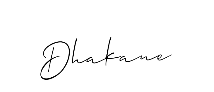 How to Draw Dhakane signature style? Allison_Script is a latest design signature styles for name Dhakane. Dhakane signature style 2 images and pictures png