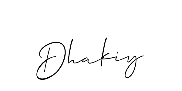 Make a beautiful signature design for name Dhakiy. Use this online signature maker to create a handwritten signature for free. Dhakiy signature style 2 images and pictures png