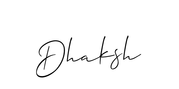 Dhaksh stylish signature style. Best Handwritten Sign (Allison_Script) for my name. Handwritten Signature Collection Ideas for my name Dhaksh. Dhaksh signature style 2 images and pictures png