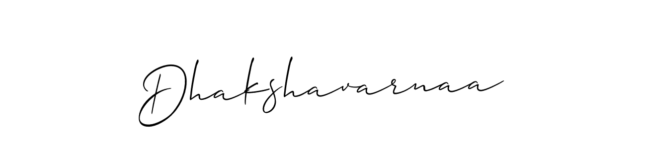 if you are searching for the best signature style for your name Dhakshavarnaa. so please give up your signature search. here we have designed multiple signature styles  using Allison_Script. Dhakshavarnaa signature style 2 images and pictures png