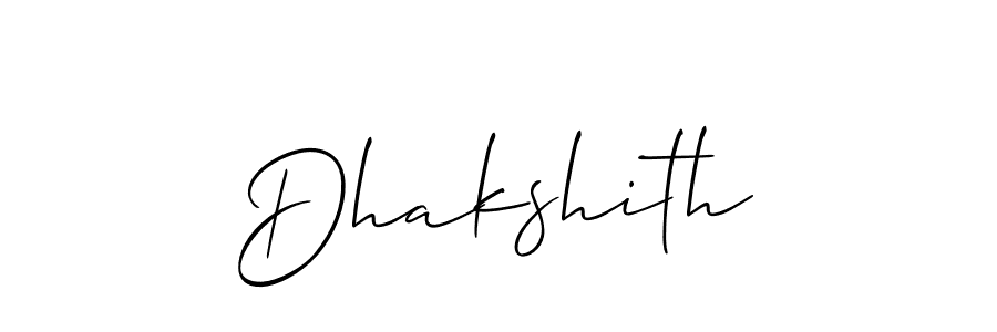 if you are searching for the best signature style for your name Dhakshith. so please give up your signature search. here we have designed multiple signature styles  using Allison_Script. Dhakshith signature style 2 images and pictures png