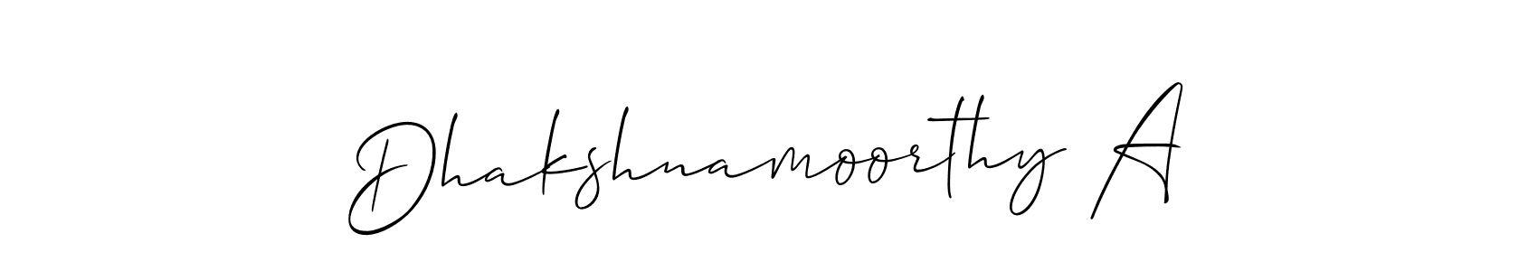 Make a short Dhakshnamoorthy A signature style. Manage your documents anywhere anytime using Allison_Script. Create and add eSignatures, submit forms, share and send files easily. Dhakshnamoorthy A signature style 2 images and pictures png