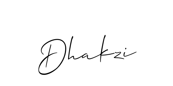 Similarly Allison_Script is the best handwritten signature design. Signature creator online .You can use it as an online autograph creator for name Dhakzi. Dhakzi signature style 2 images and pictures png