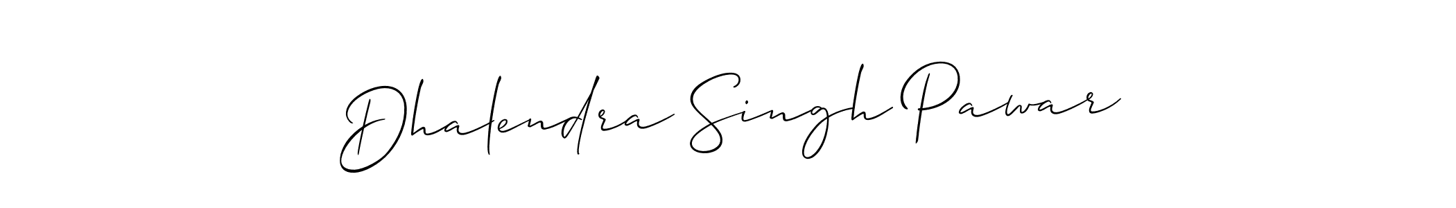 Also You can easily find your signature by using the search form. We will create Dhalendra Singh Pawar name handwritten signature images for you free of cost using Allison_Script sign style. Dhalendra Singh Pawar signature style 2 images and pictures png