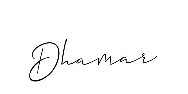 Best and Professional Signature Style for Dhamar. Allison_Script Best Signature Style Collection. Dhamar signature style 2 images and pictures png