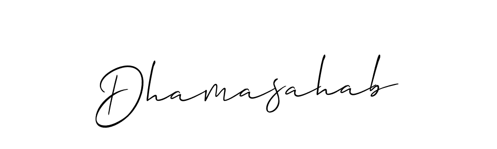 You can use this online signature creator to create a handwritten signature for the name Dhamasahab. This is the best online autograph maker. Dhamasahab signature style 2 images and pictures png