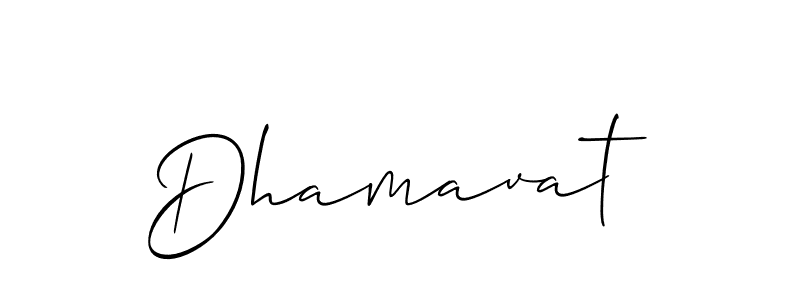 Similarly Allison_Script is the best handwritten signature design. Signature creator online .You can use it as an online autograph creator for name Dhamavat. Dhamavat signature style 2 images and pictures png
