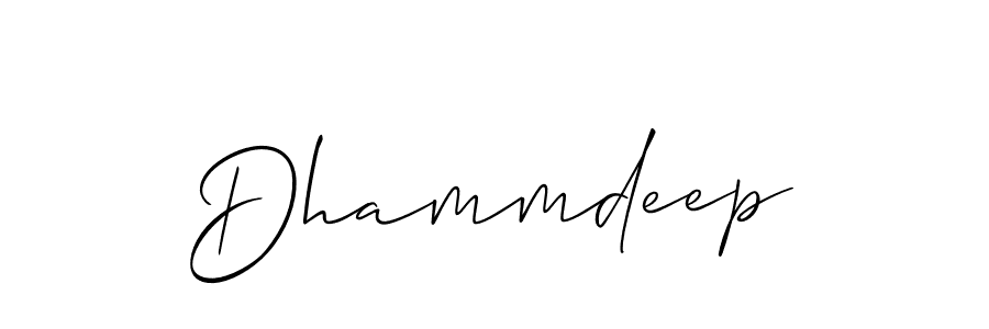 Also we have Dhammdeep name is the best signature style. Create professional handwritten signature collection using Allison_Script autograph style. Dhammdeep signature style 2 images and pictures png