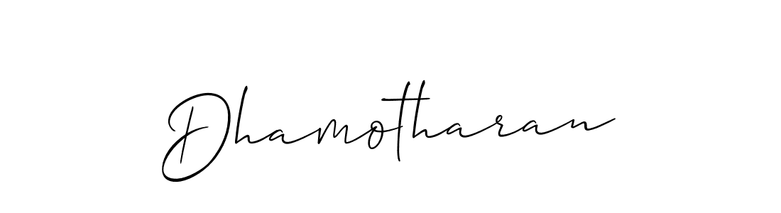 The best way (Allison_Script) to make a short signature is to pick only two or three words in your name. The name Dhamotharan include a total of six letters. For converting this name. Dhamotharan signature style 2 images and pictures png