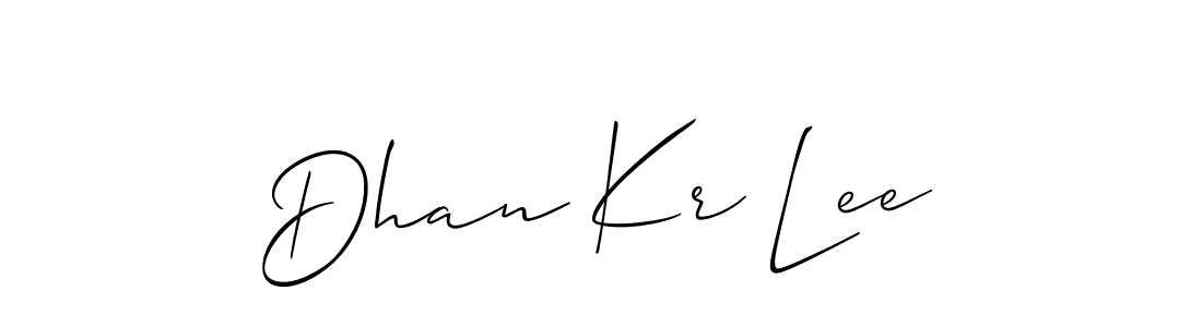 Best and Professional Signature Style for Dhan Kr Lee. Allison_Script Best Signature Style Collection. Dhan Kr Lee signature style 2 images and pictures png