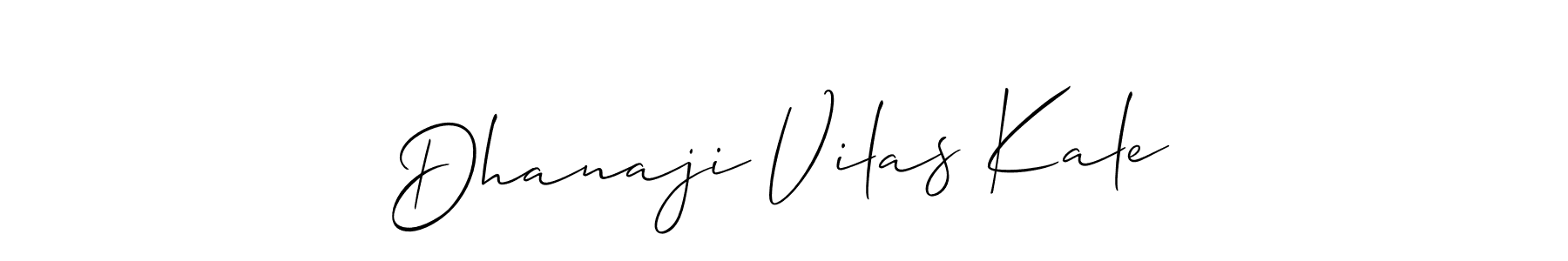 Best and Professional Signature Style for Dhanaji Vilas Kale. Allison_Script Best Signature Style Collection. Dhanaji Vilas Kale signature style 2 images and pictures png