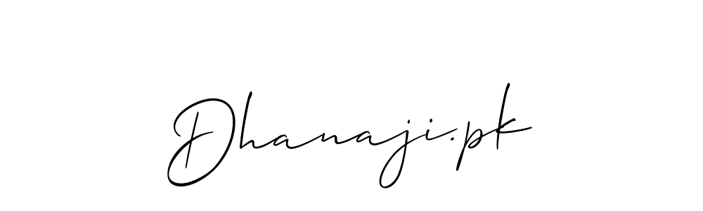 Best and Professional Signature Style for Dhanaji.pk. Allison_Script Best Signature Style Collection. Dhanaji.pk signature style 2 images and pictures png