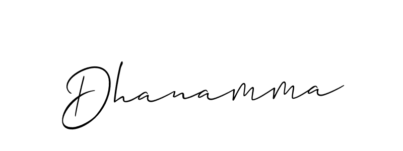 Make a beautiful signature design for name Dhanamma. Use this online signature maker to create a handwritten signature for free. Dhanamma signature style 2 images and pictures png
