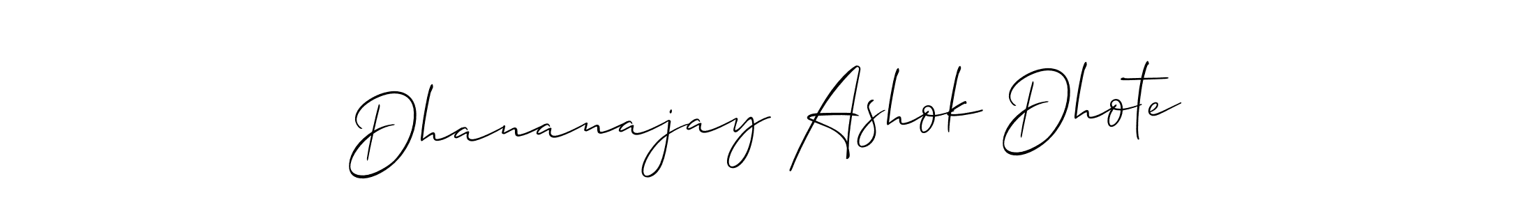 Once you've used our free online signature maker to create your best signature Allison_Script style, it's time to enjoy all of the benefits that Dhananajay Ashok Dhote name signing documents. Dhananajay Ashok Dhote signature style 2 images and pictures png