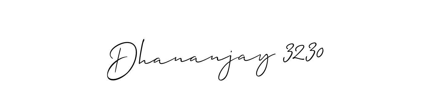 How to make Dhananjay 3230 name signature. Use Allison_Script style for creating short signs online. This is the latest handwritten sign. Dhananjay 3230 signature style 2 images and pictures png