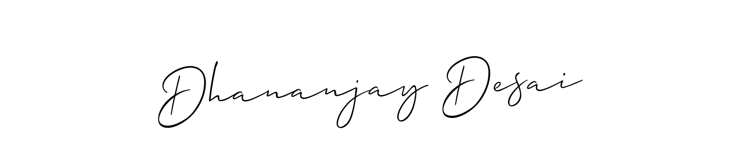 Make a beautiful signature design for name Dhananjay Desai. Use this online signature maker to create a handwritten signature for free. Dhananjay Desai signature style 2 images and pictures png