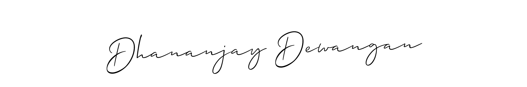 Make a beautiful signature design for name Dhananjay Dewangan. Use this online signature maker to create a handwritten signature for free. Dhananjay Dewangan signature style 2 images and pictures png