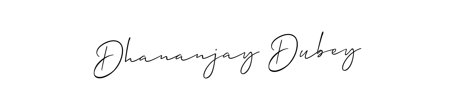 if you are searching for the best signature style for your name Dhananjay Dubey. so please give up your signature search. here we have designed multiple signature styles  using Allison_Script. Dhananjay Dubey signature style 2 images and pictures png