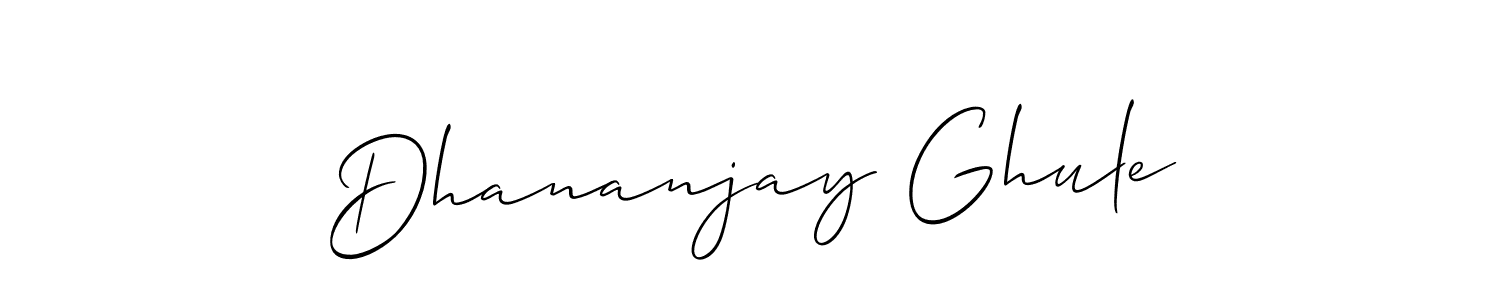 Check out images of Autograph of Dhananjay Ghule name. Actor Dhananjay Ghule Signature Style. Allison_Script is a professional sign style online. Dhananjay Ghule signature style 2 images and pictures png