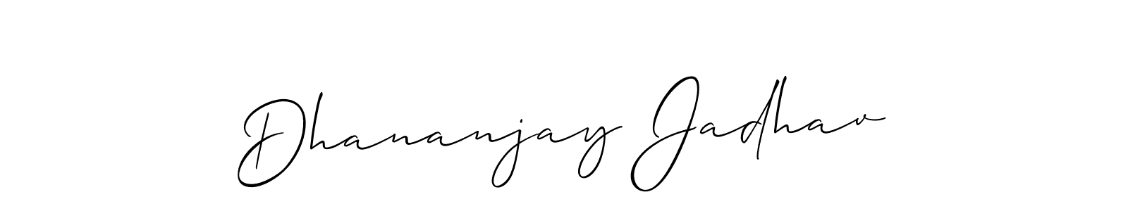 See photos of Dhananjay Jadhav official signature by Spectra . Check more albums & portfolios. Read reviews & check more about Allison_Script font. Dhananjay Jadhav signature style 2 images and pictures png