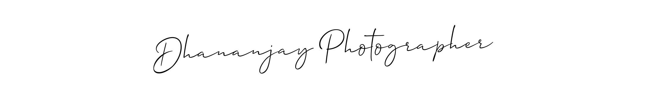 Make a short Dhananjay Photographer signature style. Manage your documents anywhere anytime using Allison_Script. Create and add eSignatures, submit forms, share and send files easily. Dhananjay Photographer signature style 2 images and pictures png