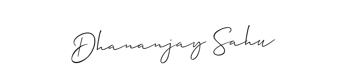 Best and Professional Signature Style for Dhananjay Sahu. Allison_Script Best Signature Style Collection. Dhananjay Sahu signature style 2 images and pictures png