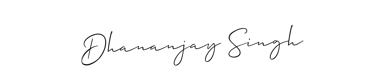 Dhananjay Singh stylish signature style. Best Handwritten Sign (Allison_Script) for my name. Handwritten Signature Collection Ideas for my name Dhananjay Singh. Dhananjay Singh signature style 2 images and pictures png