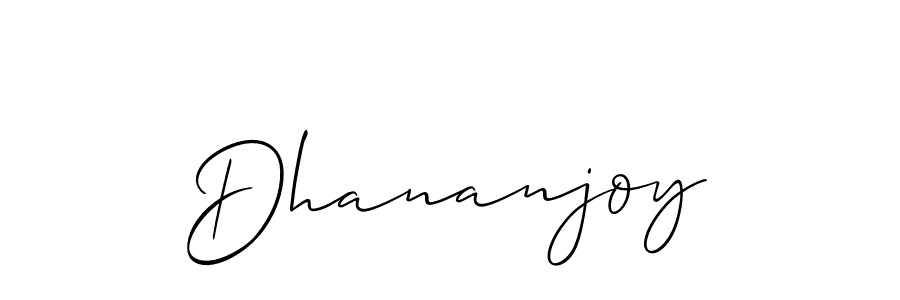 It looks lik you need a new signature style for name Dhananjoy. Design unique handwritten (Allison_Script) signature with our free signature maker in just a few clicks. Dhananjoy signature style 2 images and pictures png