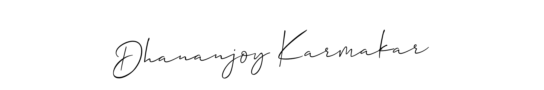 Once you've used our free online signature maker to create your best signature Allison_Script style, it's time to enjoy all of the benefits that Dhananjoy Karmakar name signing documents. Dhananjoy Karmakar signature style 2 images and pictures png