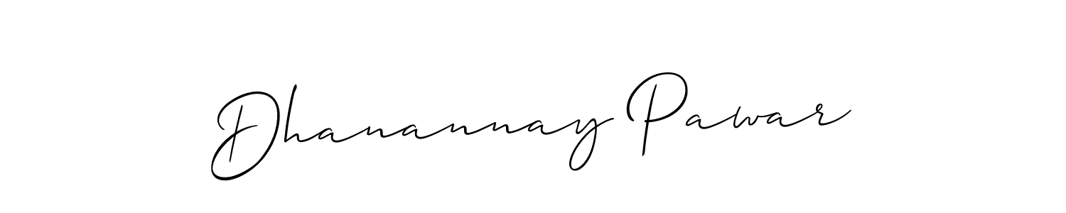 Make a beautiful signature design for name Dhanannay Pawar. Use this online signature maker to create a handwritten signature for free. Dhanannay Pawar signature style 2 images and pictures png