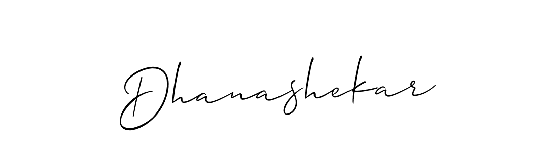 Also You can easily find your signature by using the search form. We will create Dhanashekar name handwritten signature images for you free of cost using Allison_Script sign style. Dhanashekar signature style 2 images and pictures png