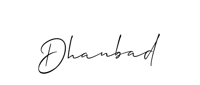 This is the best signature style for the Dhanbad name. Also you like these signature font (Allison_Script). Mix name signature. Dhanbad signature style 2 images and pictures png