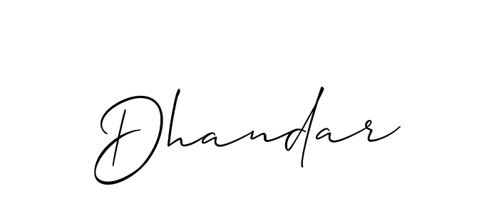 You can use this online signature creator to create a handwritten signature for the name Dhandar. This is the best online autograph maker. Dhandar signature style 2 images and pictures png