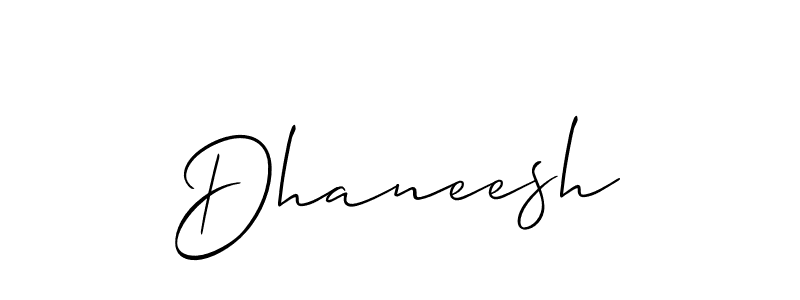 Once you've used our free online signature maker to create your best signature Allison_Script style, it's time to enjoy all of the benefits that Dhaneesh name signing documents. Dhaneesh signature style 2 images and pictures png