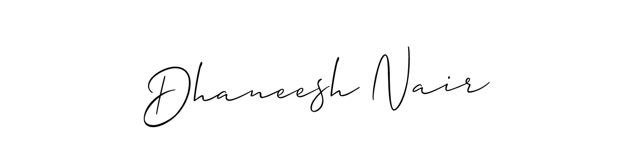 See photos of Dhaneesh Nair official signature by Spectra . Check more albums & portfolios. Read reviews & check more about Allison_Script font. Dhaneesh Nair signature style 2 images and pictures png