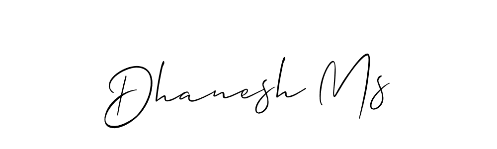 How to Draw Dhanesh Ms signature style? Allison_Script is a latest design signature styles for name Dhanesh Ms. Dhanesh Ms signature style 2 images and pictures png